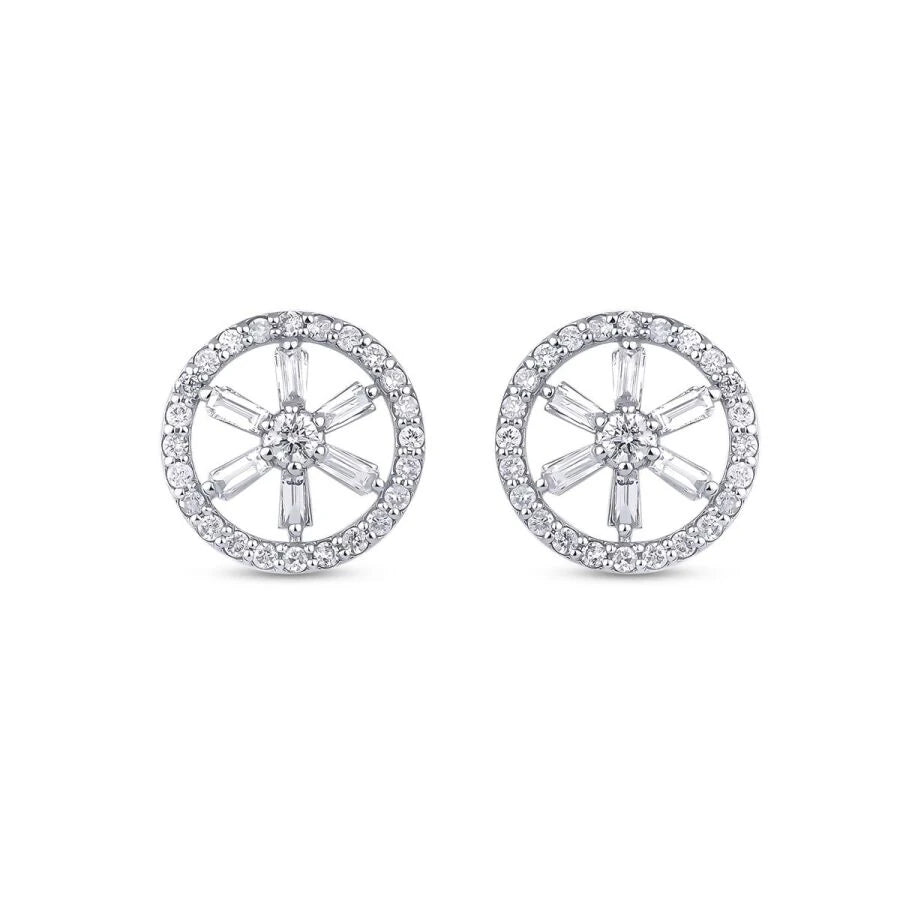 0.51 ct. Diamant Baguette Ohrringe