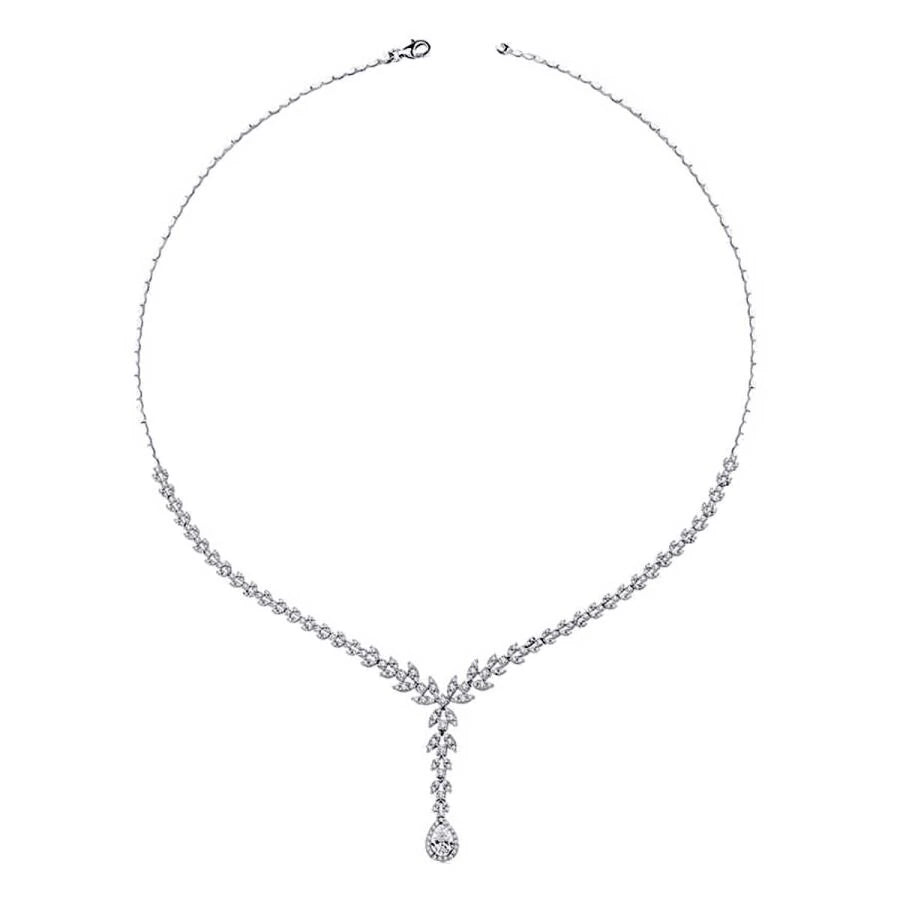 Gold Tropfen Tennis Halskette