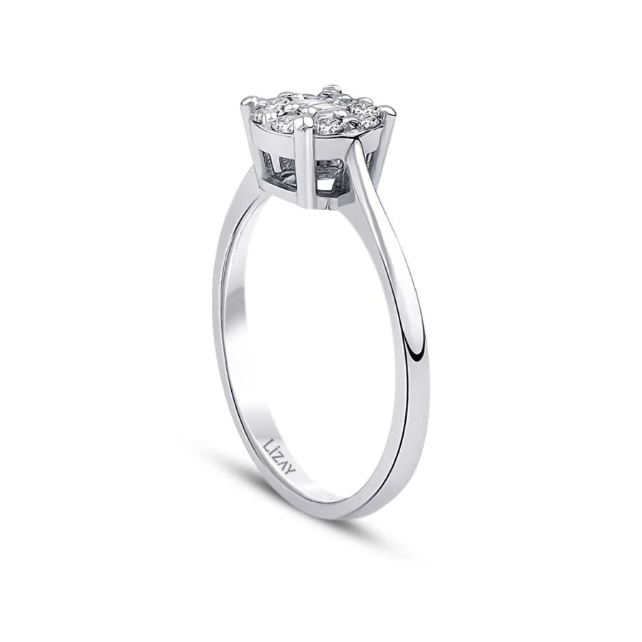 0.23 ct. Diamant Baguette Ring