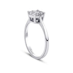 0.23 ct. Diamant Baguette Ring