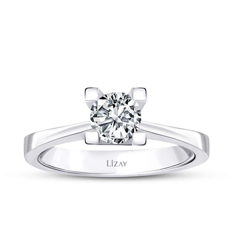 0.60 ct. Diamant Rund Solitär Verlobungsring