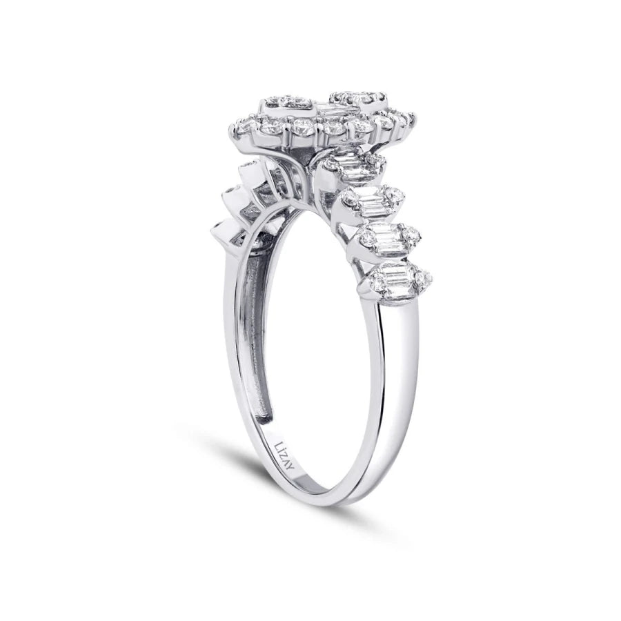 0.80 ct. Diamant Baguette Ring