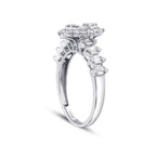 0.80 ct. Diamant Baguette Ring