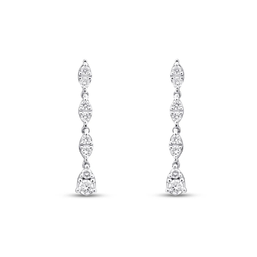 0.57 ct. Diamant Trend Ohrringe