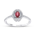 0.41 ct. Diamant Rubin Ring