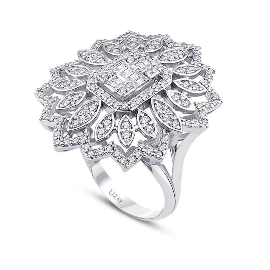 0.99 ct. Diamant Baguette Ring