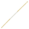 Gold Armband mit Tropfenstein