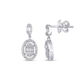 0.42 ct. Diamant Baguette Ohrringe