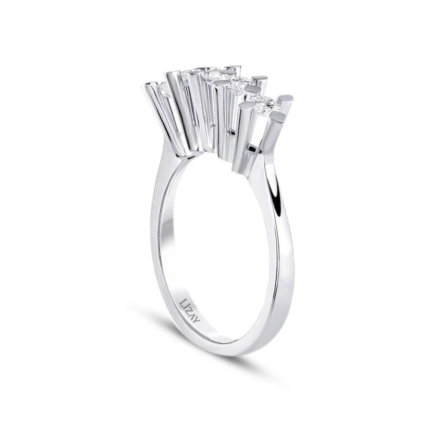 0.50 ct. Diamant Fünf-Stein Ring