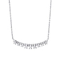 0.72 ct. Diamant Baguette Halskette