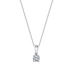 0.20 ct. Diamant Solitär Halskette