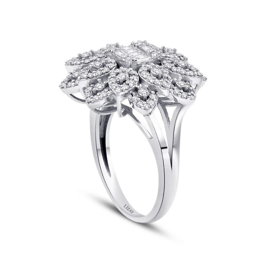 1.04 ct. Diamant Baguette Ring