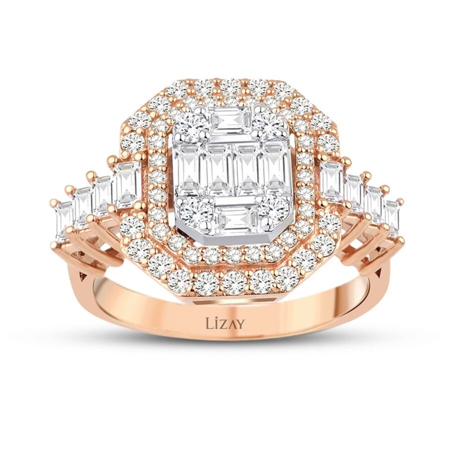 1.33 ct. Diamant Baguette Ring