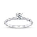 0.40 ct. Diamant Rund Solitär Verlobungsring