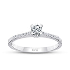 0.40 ct. Diamant Rund Solitär Verlobungsring