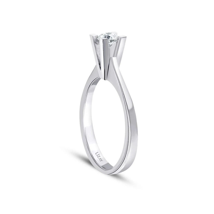 0.35 ct. Diamant Trend Rund Solitär Verlobungsring