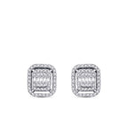 0.36 ct. Diamant Baguette Ohrringe