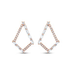 0.41 ct. Diamant Baguette Ohrringe