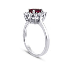 0.56 ct. Diamant Rubin Ring