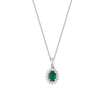 2.35 Karat Diamant Smaragd Set