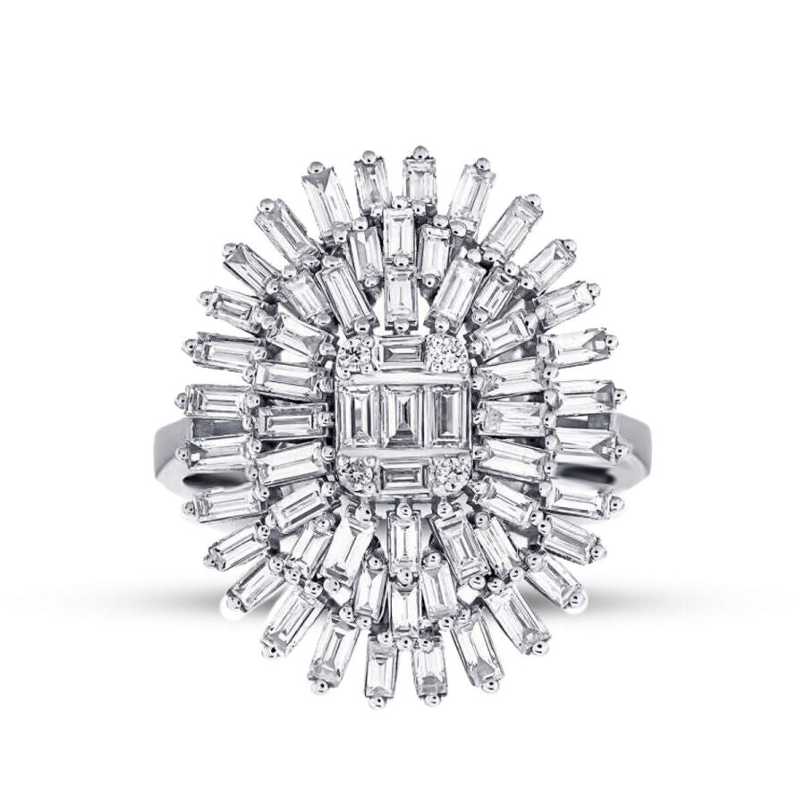 1.62 ct. Diamant Baguette Ring