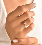 0.25 ct. Diamant Rund Solitär Verlobungsring