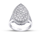 1.30 ct. Diamant Trend Tropfen Ring