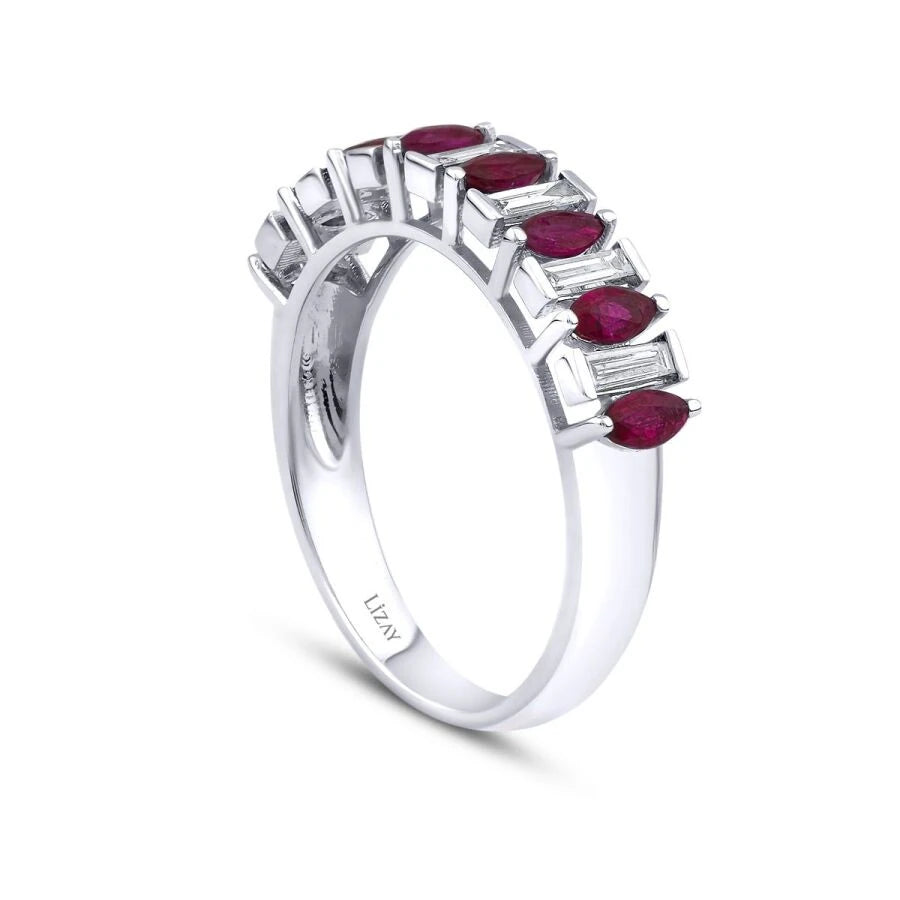 1.06 ct. Diamant Rubin Ring