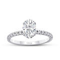 1.15 ct. Diamant Ovale Solitär Verlobungsring
