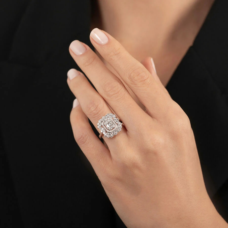 1.36 ct. Diamant Baguette Ring