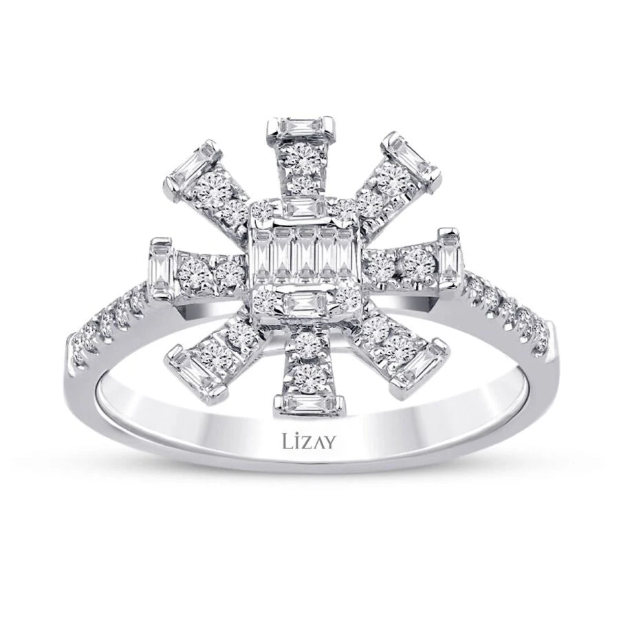 0.29 ct. Diamant Baguette Trend Ring