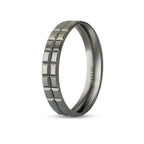 Schwarzes Gold Kubischer Ehering
