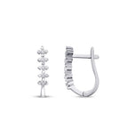 0.29 ct. Diamant Fünf-Stein Ohrringe