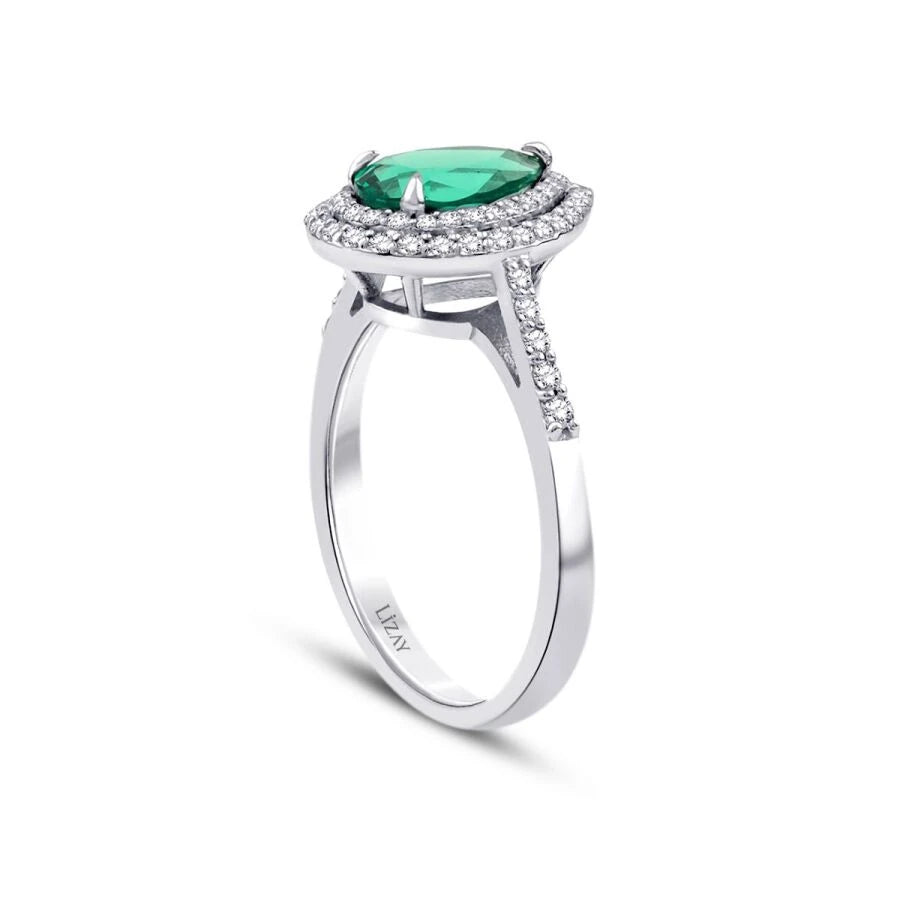 1.52 ct. Diamant Farbstein Ring
