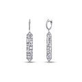 0.65 ct. Diamant Baguette Ohrringe