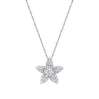 0.66 Karat Diamant Blume Set