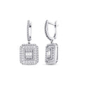 1.48 ct. Diamant Baguette Ohrringe