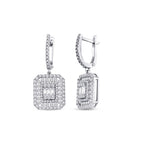 1.48 ct. Diamant Baguette Ohrringe