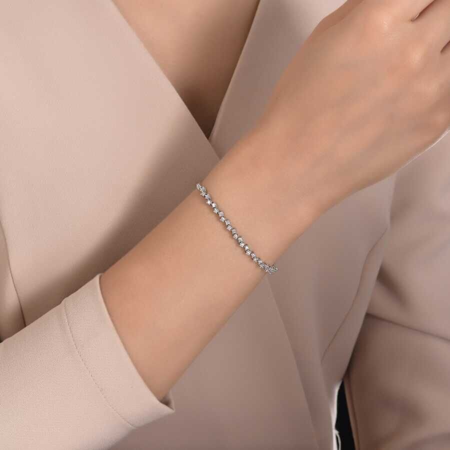 0.57 ct. Diamant Tennis Armband