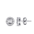 0.33 ct. Diamant Baguette Ohrringe