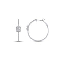 0.54 ct. Diamant Creolen Ohrringe