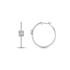 0.54 ct. Diamant Creolen Ohrringe