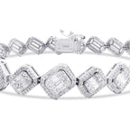 1.66 ct. Diamant Rubin Armband