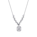 0.57 ct. Diamant Baguette Halskette