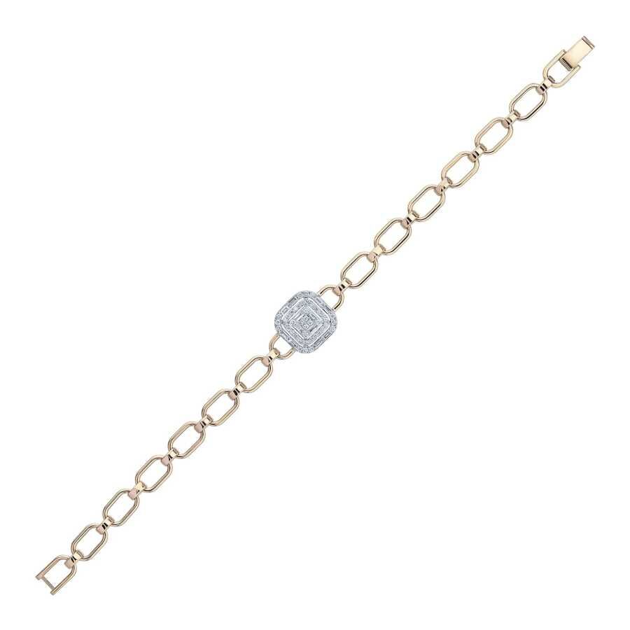 0.61 ct. Diamant Baguette Armband