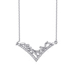 0.43 ct. Diamant Baguette Trend Halskette
