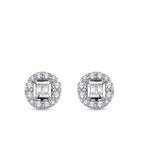 0.33 ct. Diamant Baguette Ohrringe