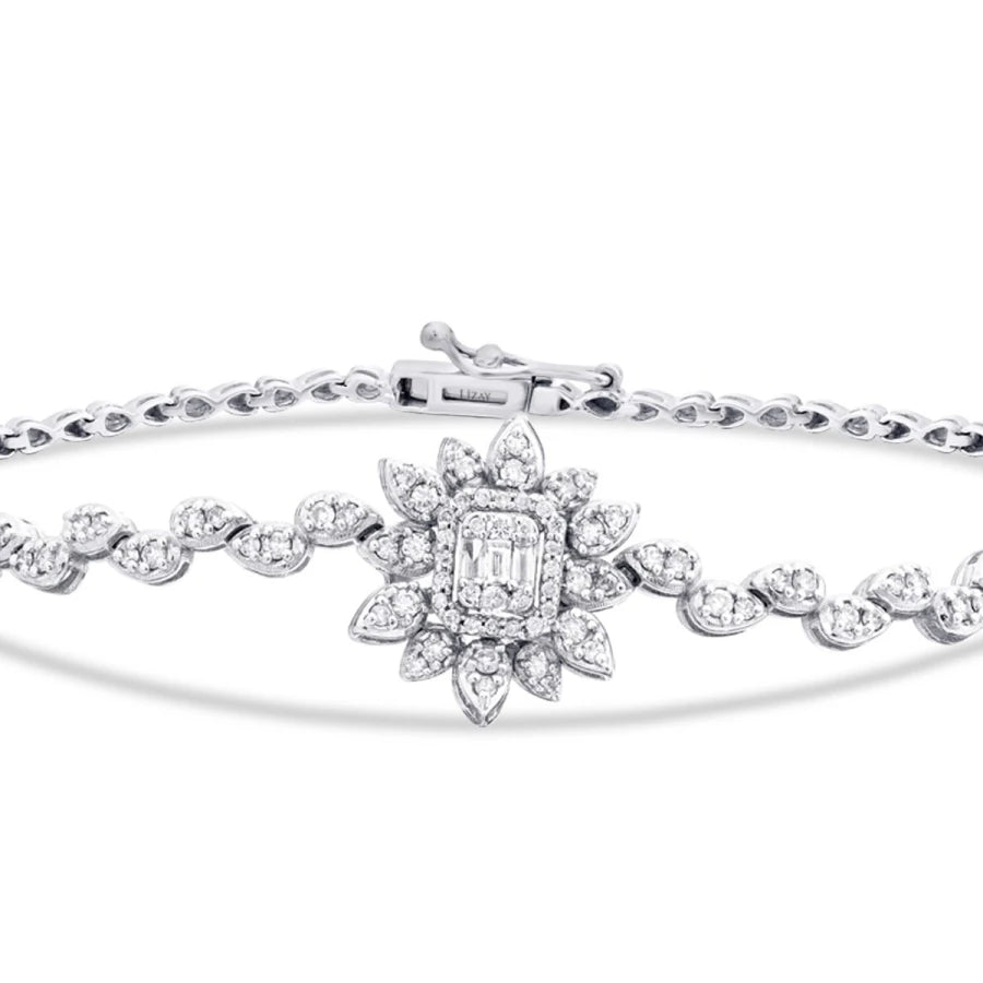 0.73 ct. Diamant Baguette Armband