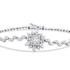0.73 ct. Diamant Baguette Armband