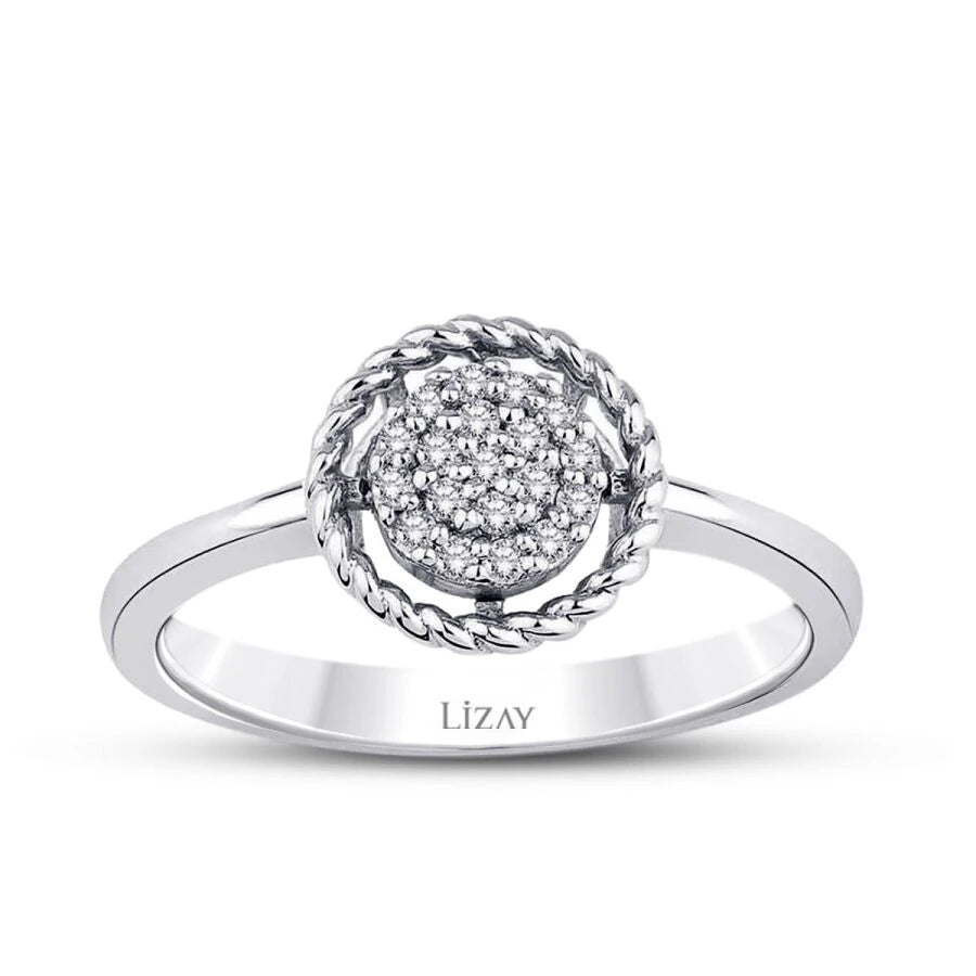 0.17 ct. Diamant Rund Ring